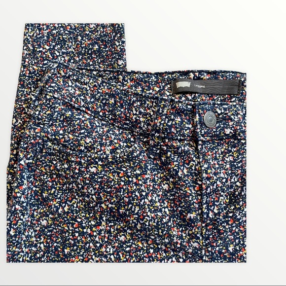 LEVI rainbow paint splatter skinny leggings size 2/26 - Picture 2 of 10